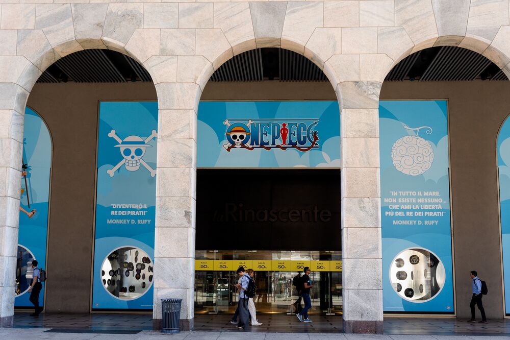 One piece conquista la Rinascente a Milano One piece conquista la Rinascente a Milano